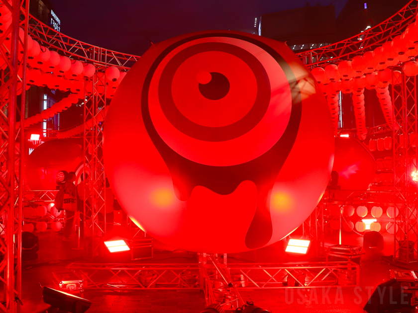 なんば広場で「CHIMNEY TOWN HALLOWEEN」