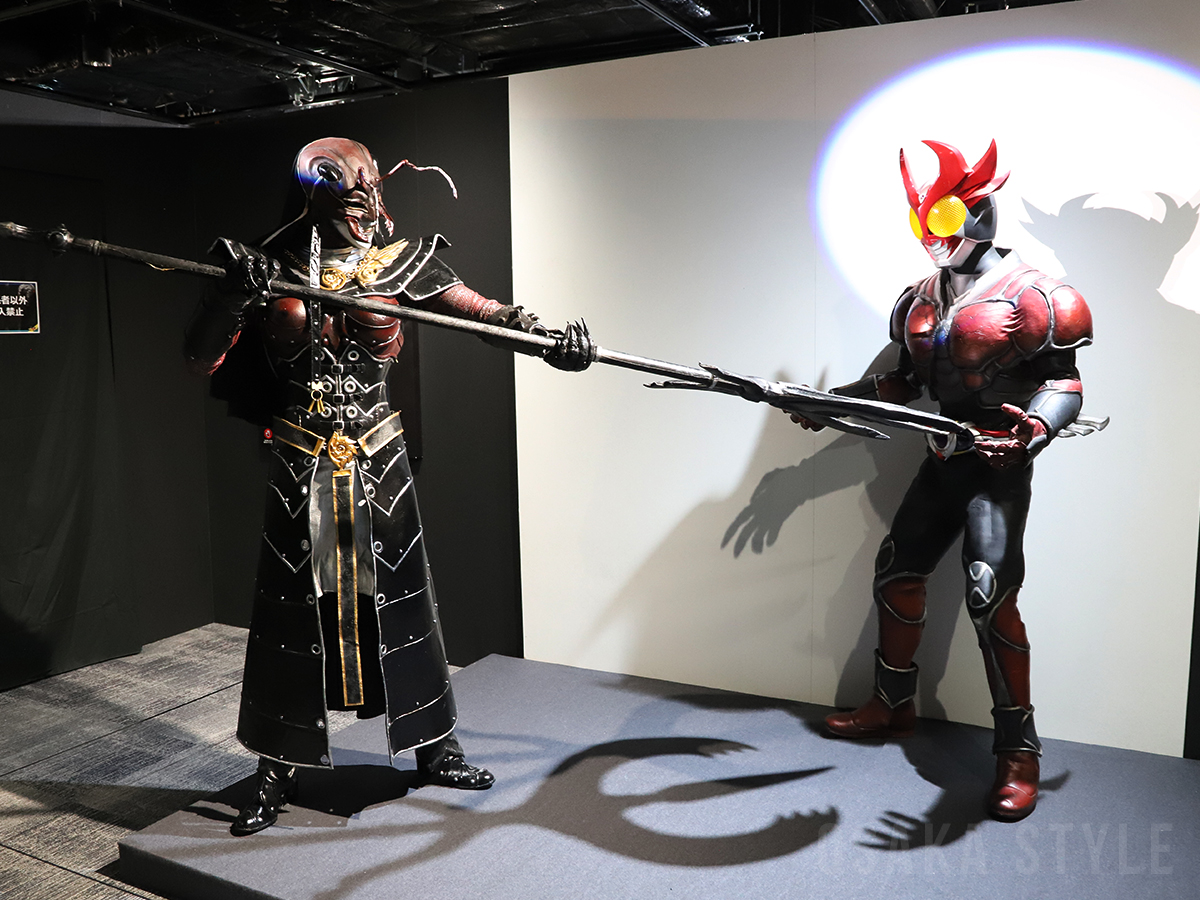 仮面ライダーアギトの戦闘シーンを再現