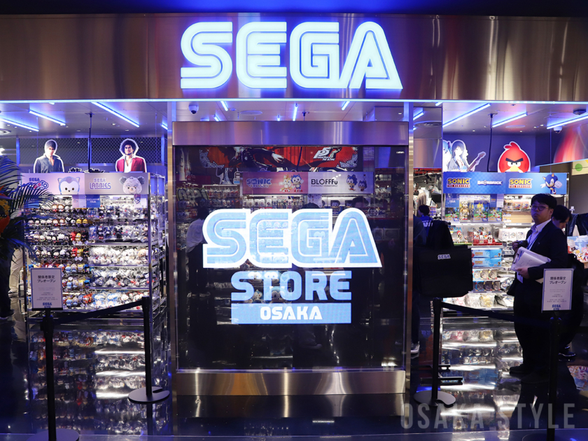 関西エリア初となる旗艦店「SEGA STORE OSAKA」